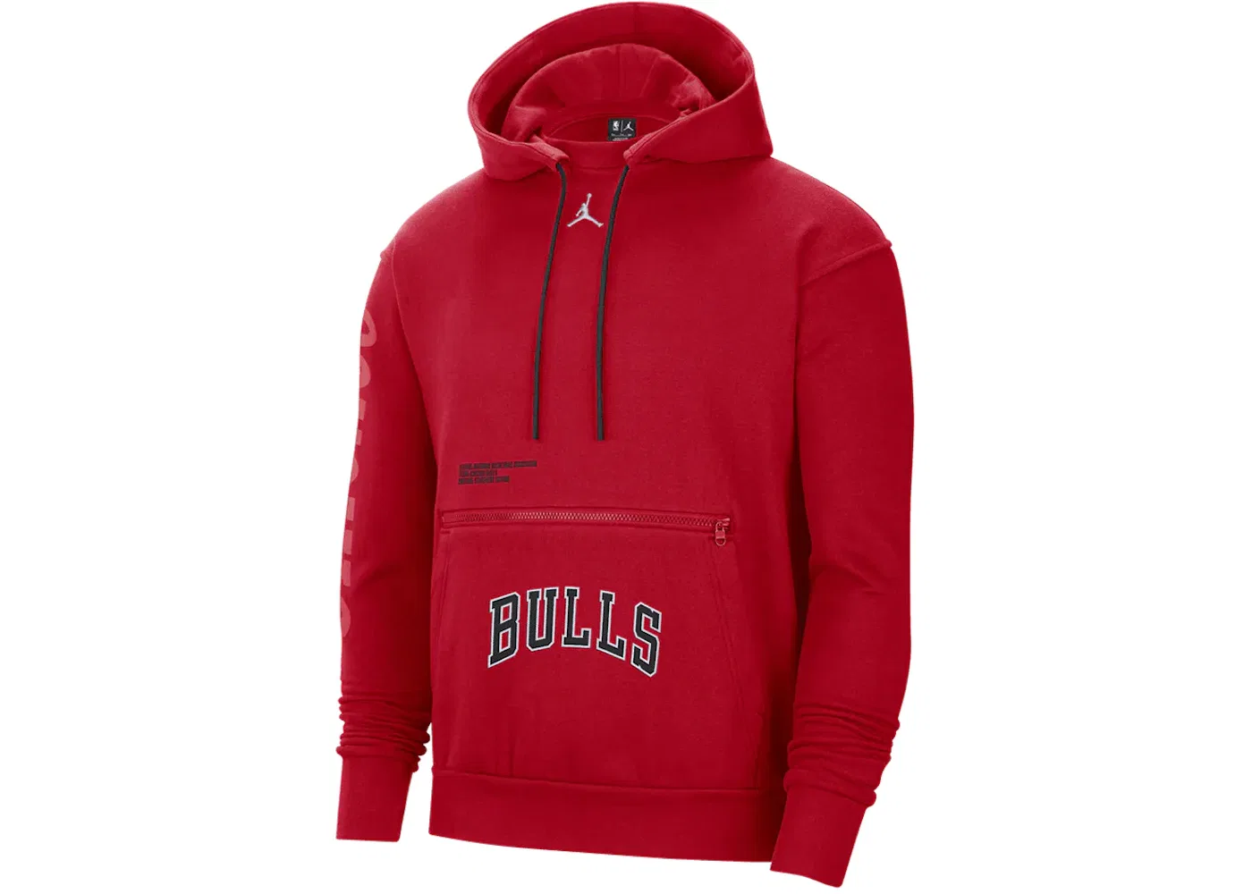 Мужская свободная худи с принтом Jordan NBA Chicago Bulls Statement Edition Jordan, Red