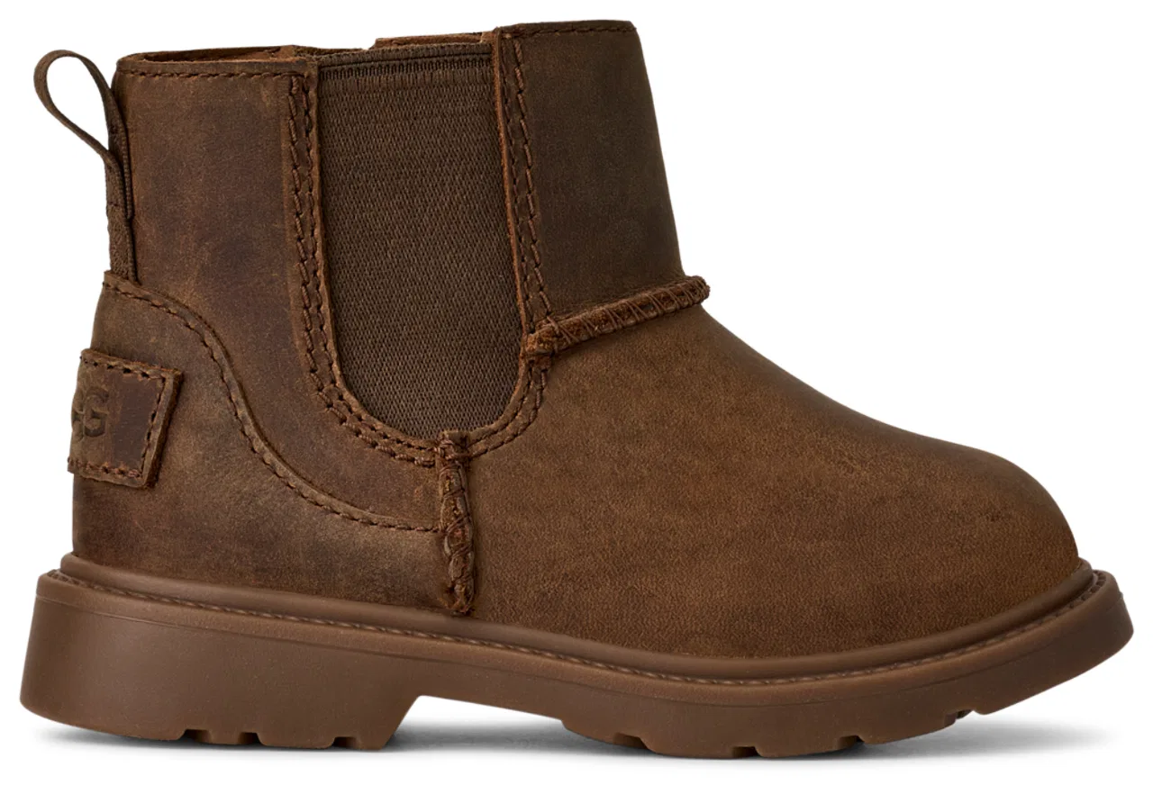 Детские ботинки для девочек с водонепроницаемым верхом Perry Weather Chelsea UGG, Walnut