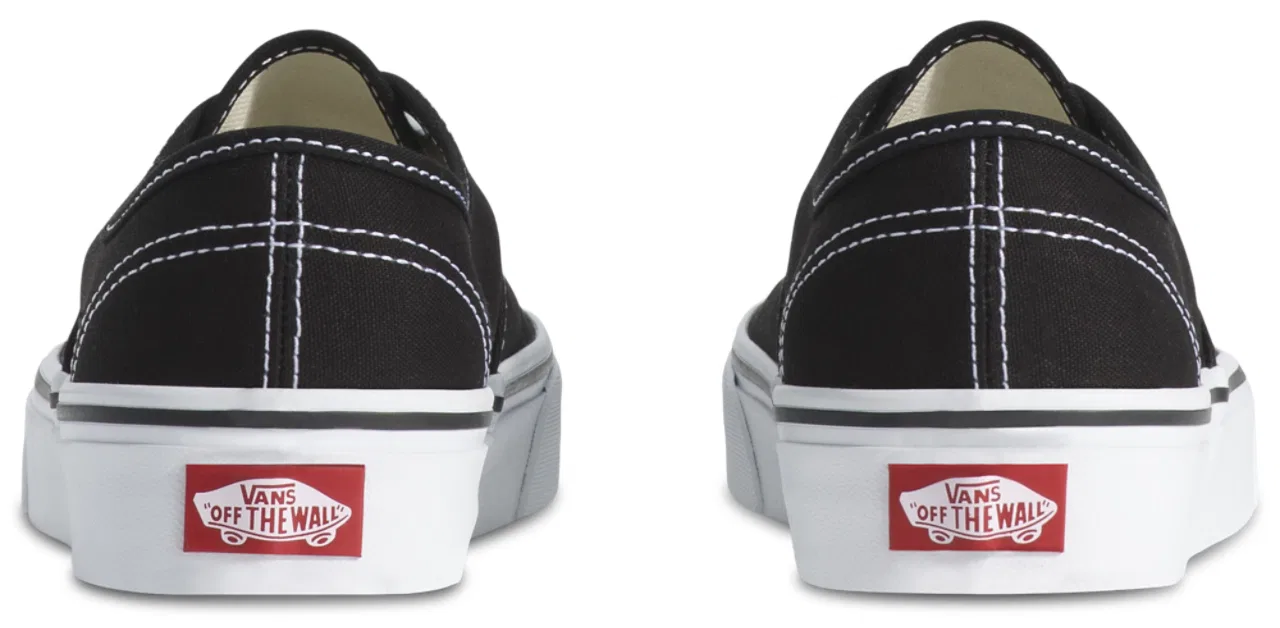Кроссовки для мальчиков Authentic Vans, черный/белый — фото 3