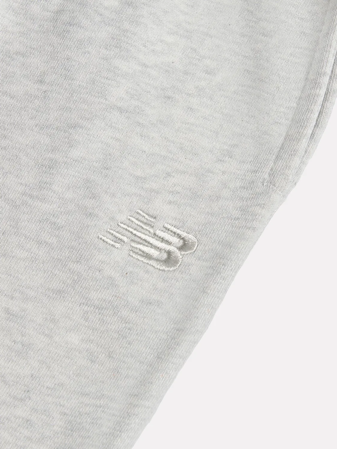 Джоггеры French Terry, модель Small Logo New Balance, серый — фото 3