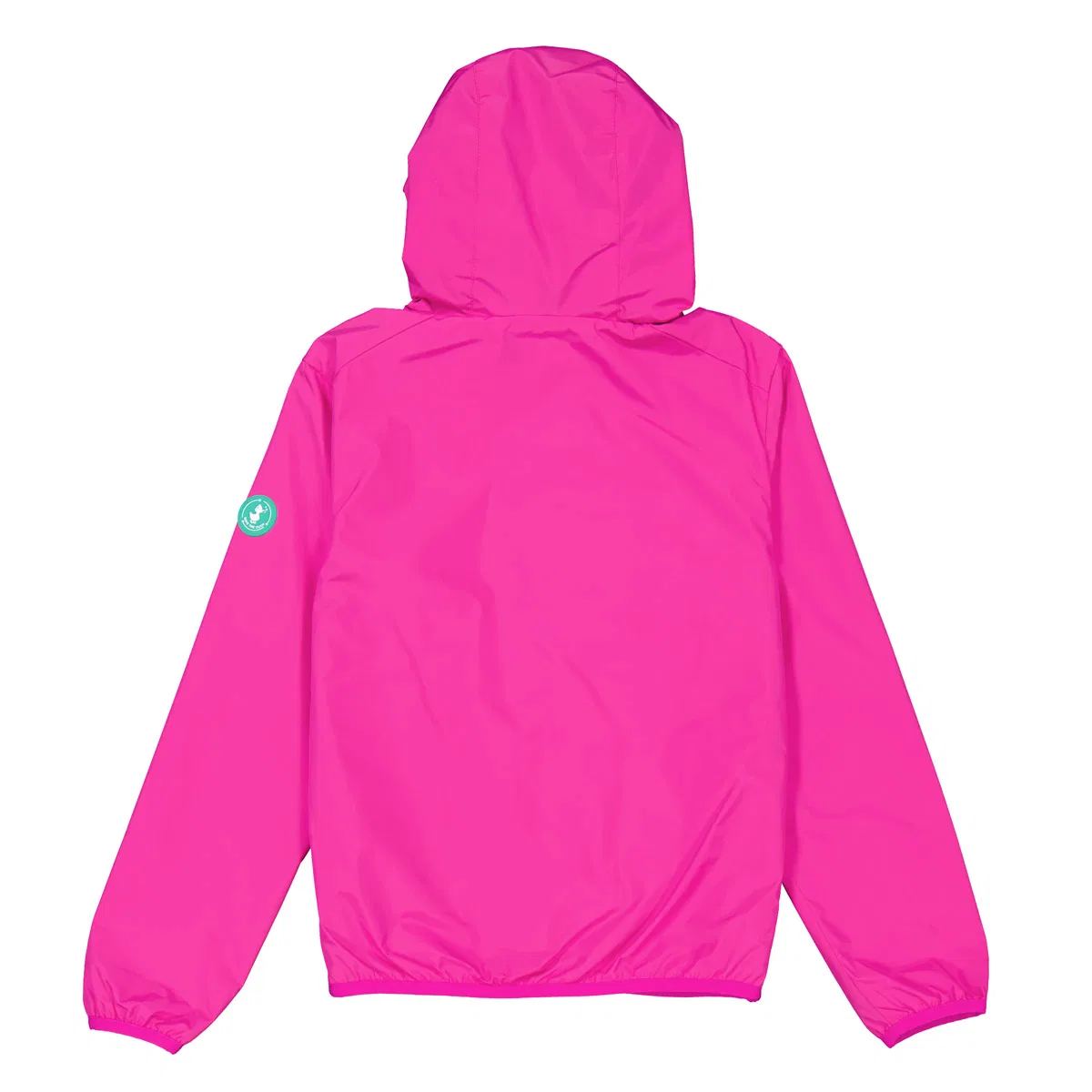 Детская куртка с капюшоном из нейлона Girls Nylon Hooded Jacket Save The Duck, Pink — фото 2