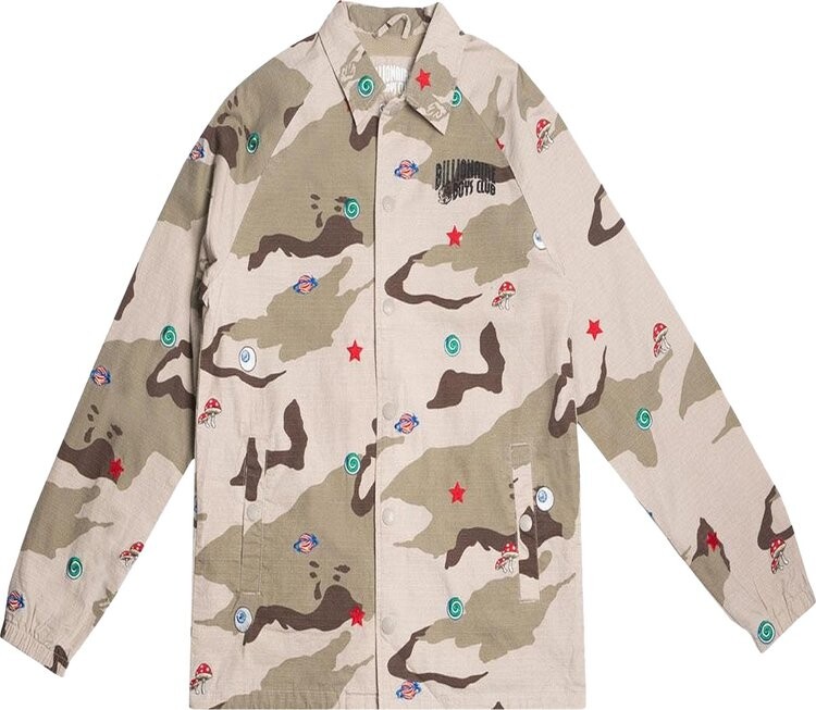 

Куртка Billionaire Boys Club Camo Breaks Jacket 'Camo/Smoke', зеленый