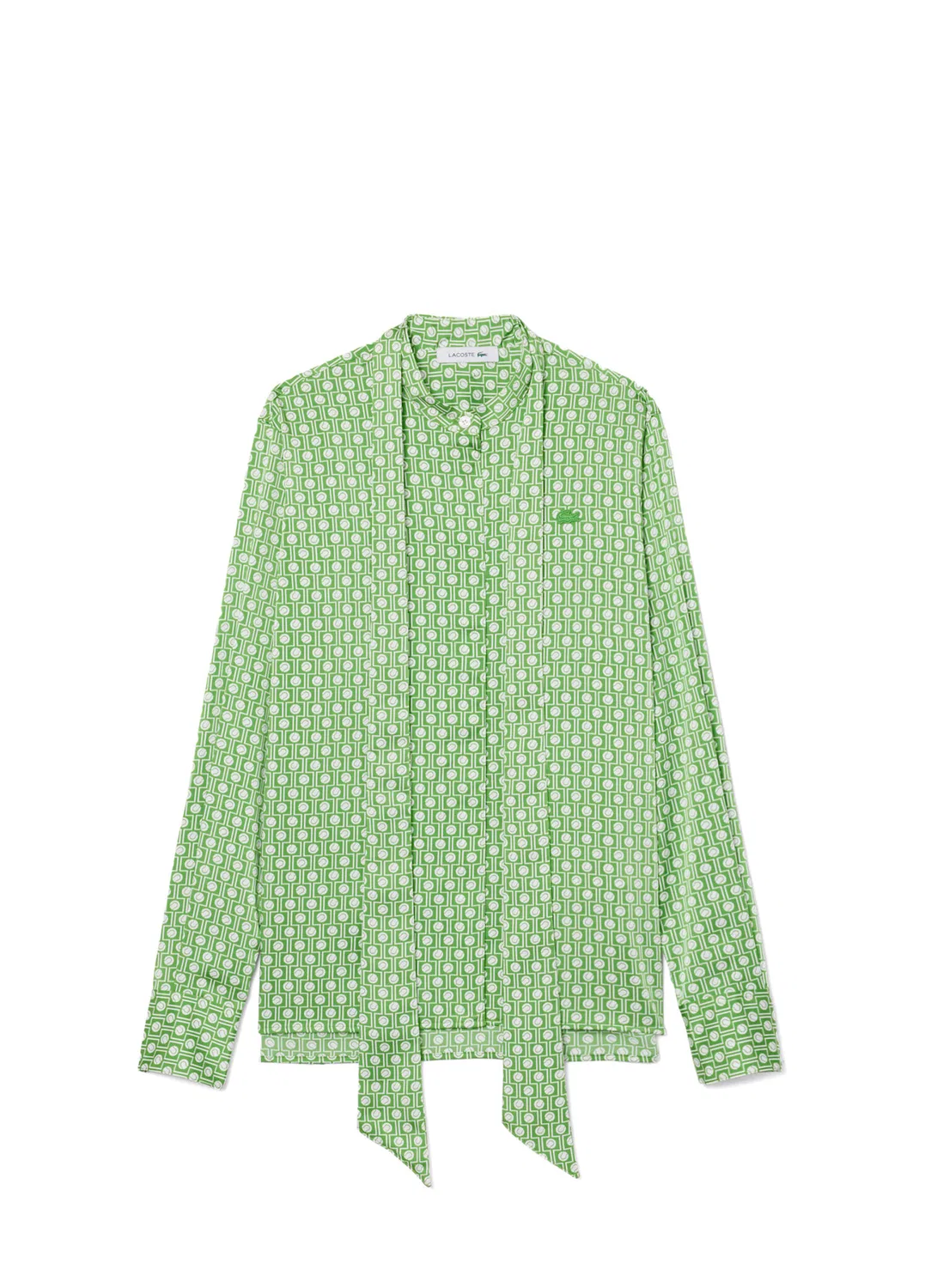 Рубашка женская Lacoste, зеленая