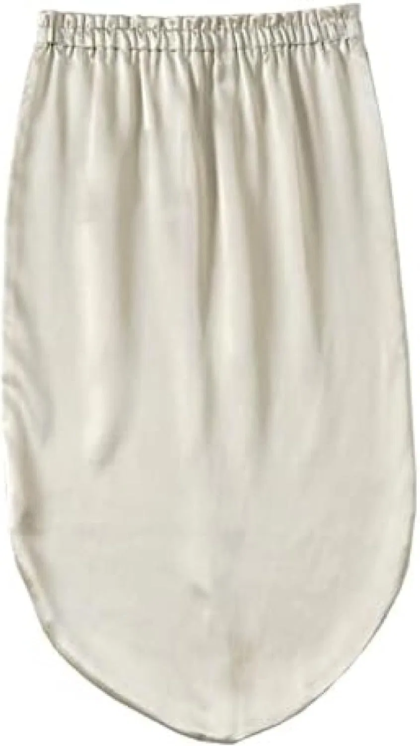 Шелковый чепчик для сна DIE, 100% Mulberry Silk, 58x33 см, Beige