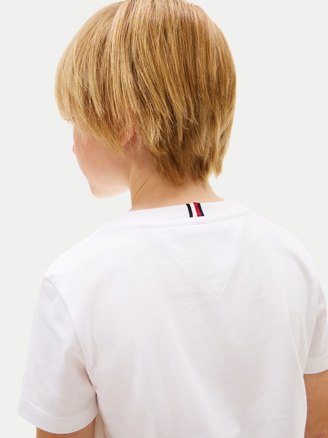 Футболка стандартного кроя для мальчика Tommy Hilfiger, белый — фото 4