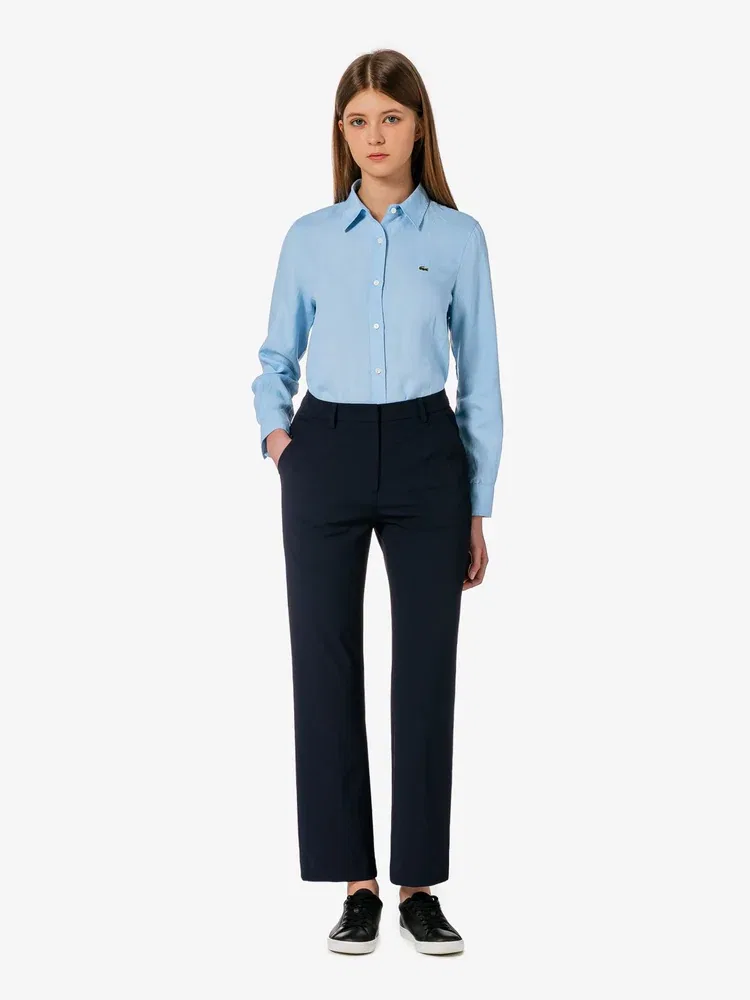 Брюки LACOSTE прямые женские, Navy