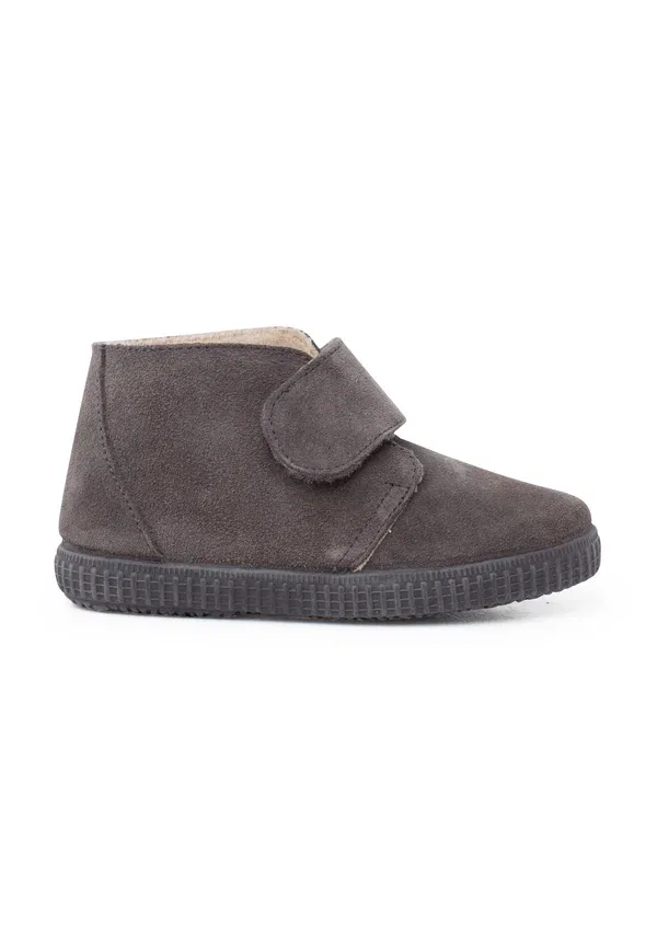 Ботинки кожаные Tira ancha adherente - baby shoes Pisamonas, серый