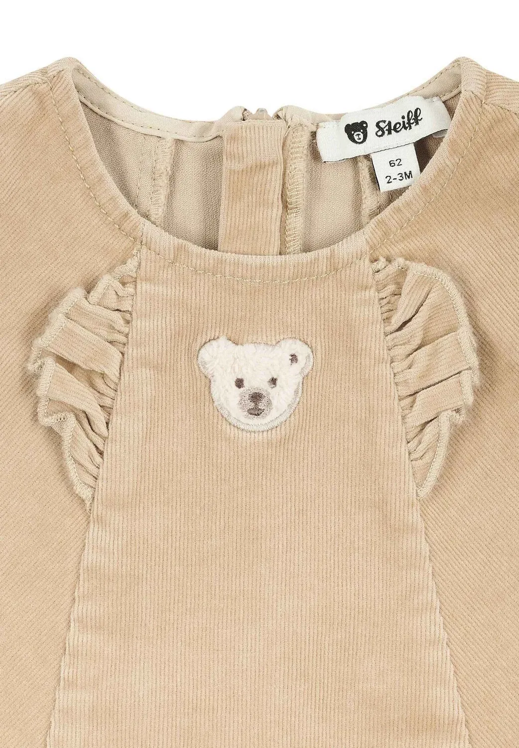 Зимнее приключение в кордклейд - повседневное платье Steiff, Sesame — фото 3