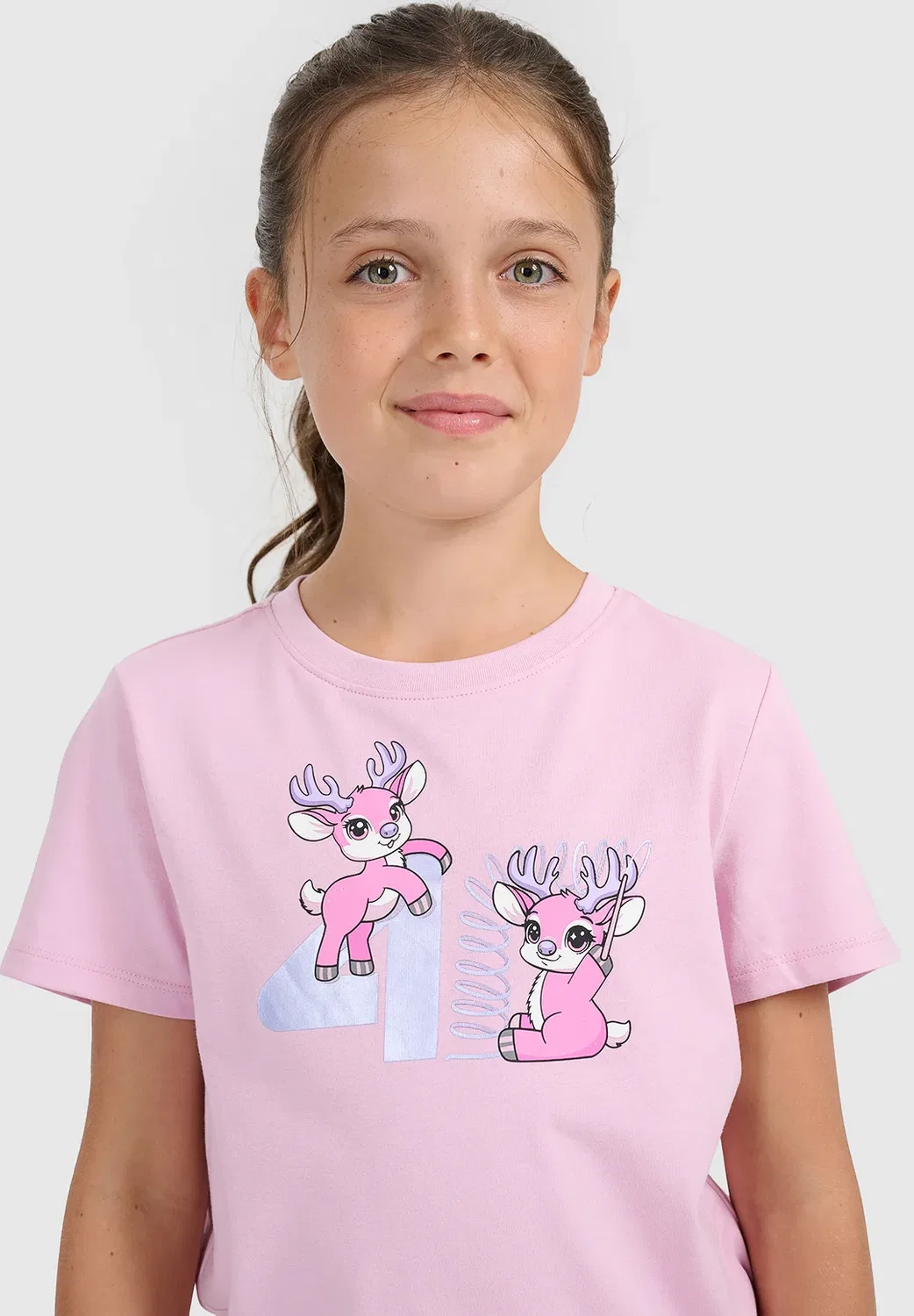 Футболка с принтом 4F, Light Pink — фото 4