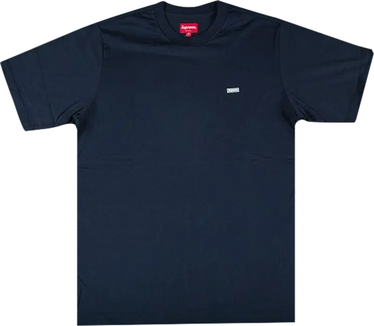 

Футболка Supreme Reflective Small Box T-Shirt 'Navy', синий