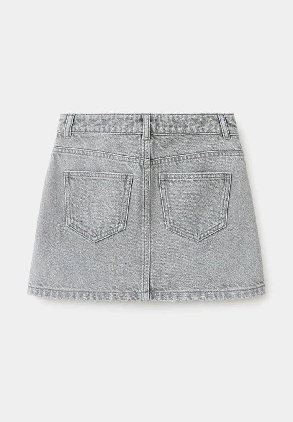 Детская юбка А-силуэта Mango Kids, Grey Denim — фото 2