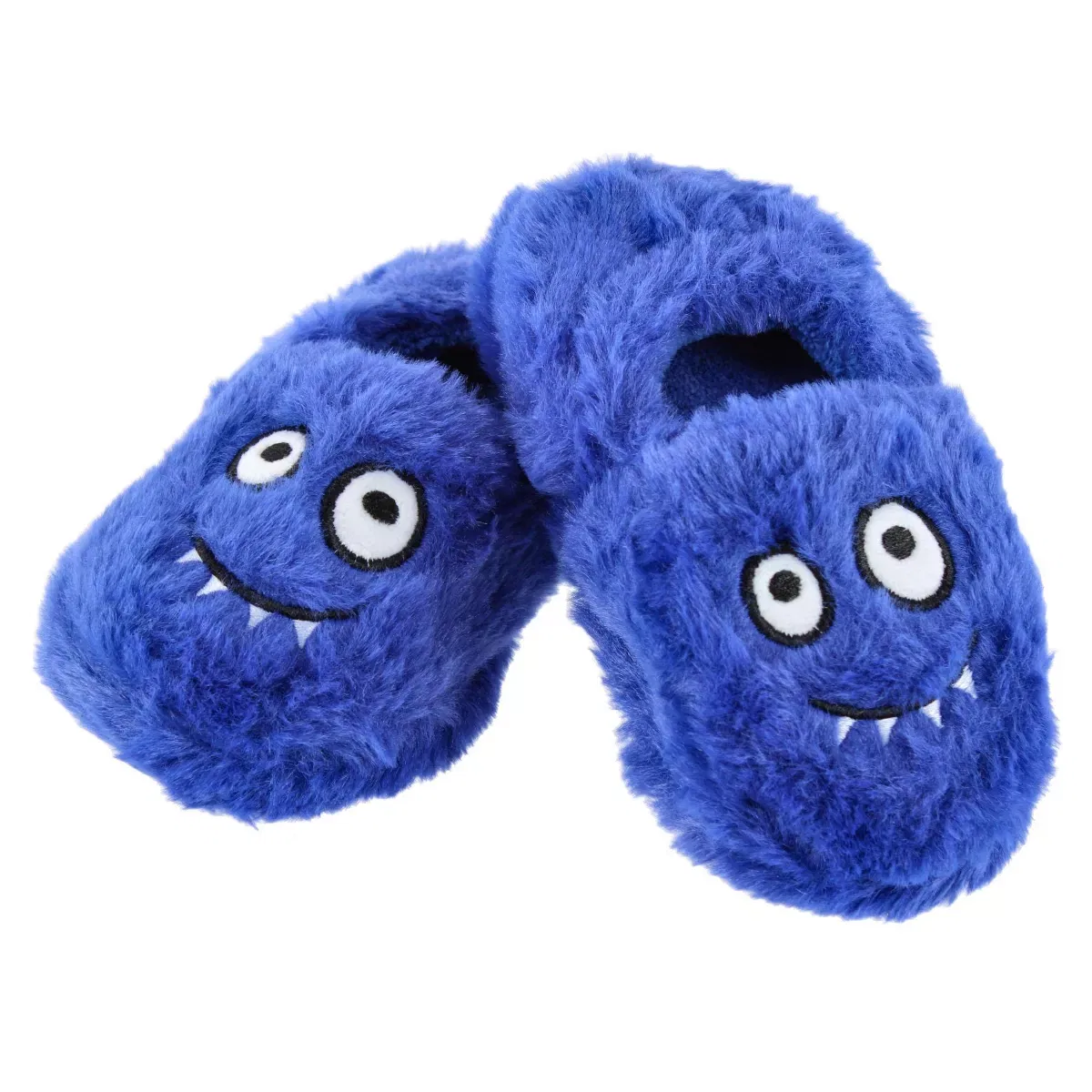 Детские тапочки для мальчиков с принтом Monster Fuzzy CTM, Blue