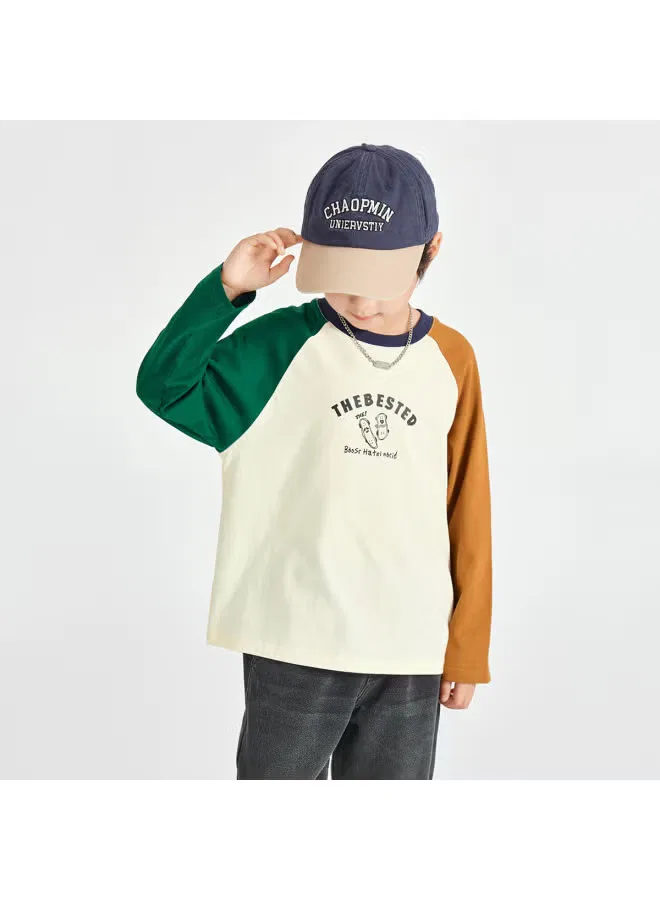 Лонгслив свободный с длинным рукавом детский Boy — фото 3