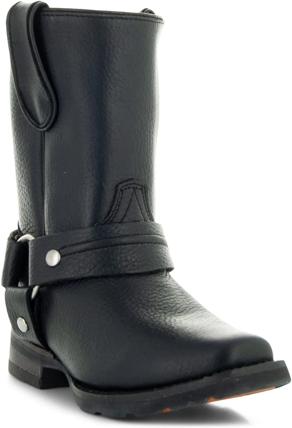 Детские сапоги для девочек с квадратным носком Soto Boots, Black — фото 4