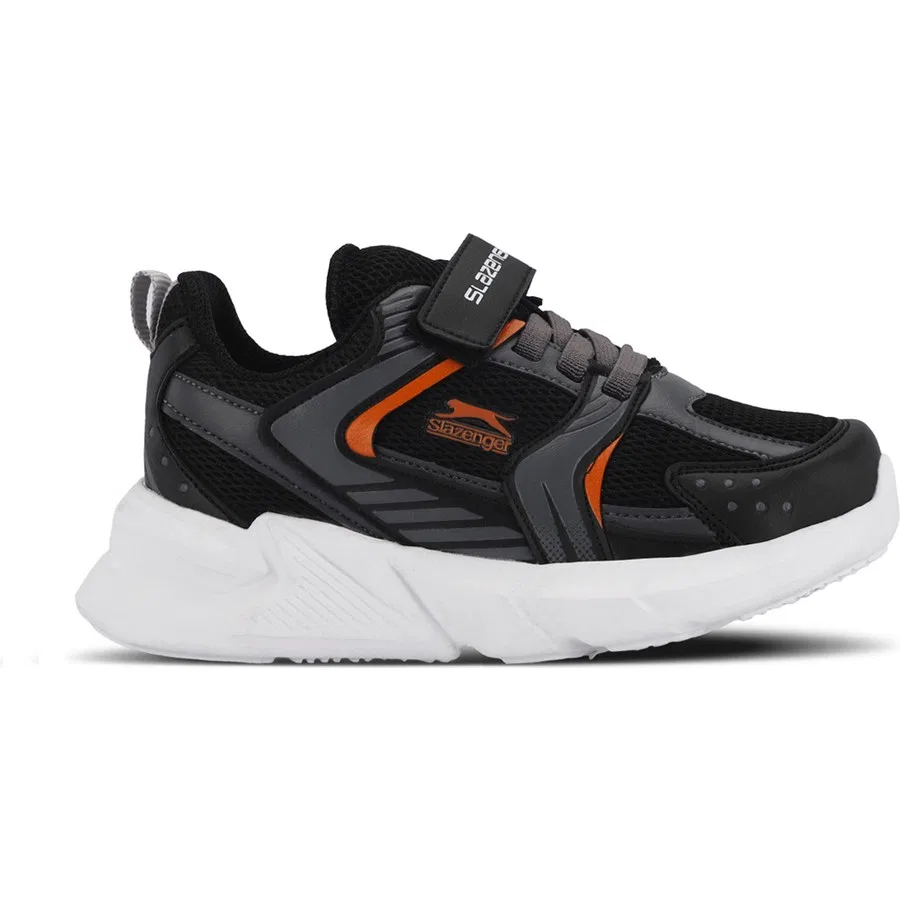 Детские кроссовки с липучками KENDALL Slazenger, Черный Темно-Серый