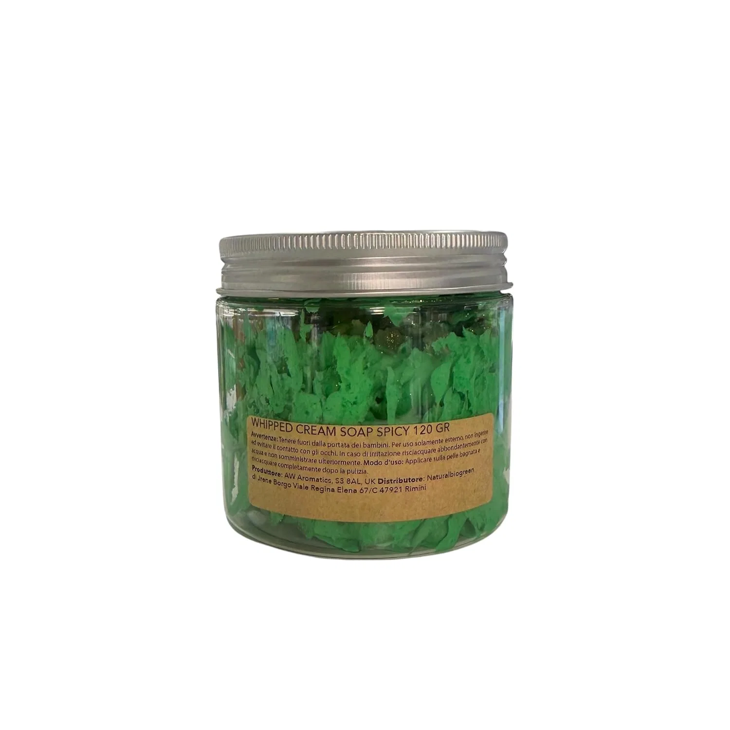 Крем-мыло взбитое Naturalbiogreen Spicy 120 г — фото 2
