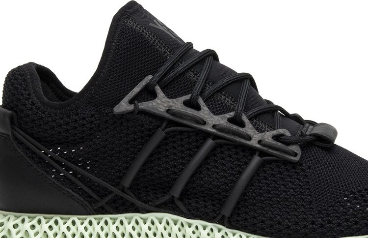 Кроссовки Adidas Y-3 Runner 4D II 'Core Black', черный — фото 3