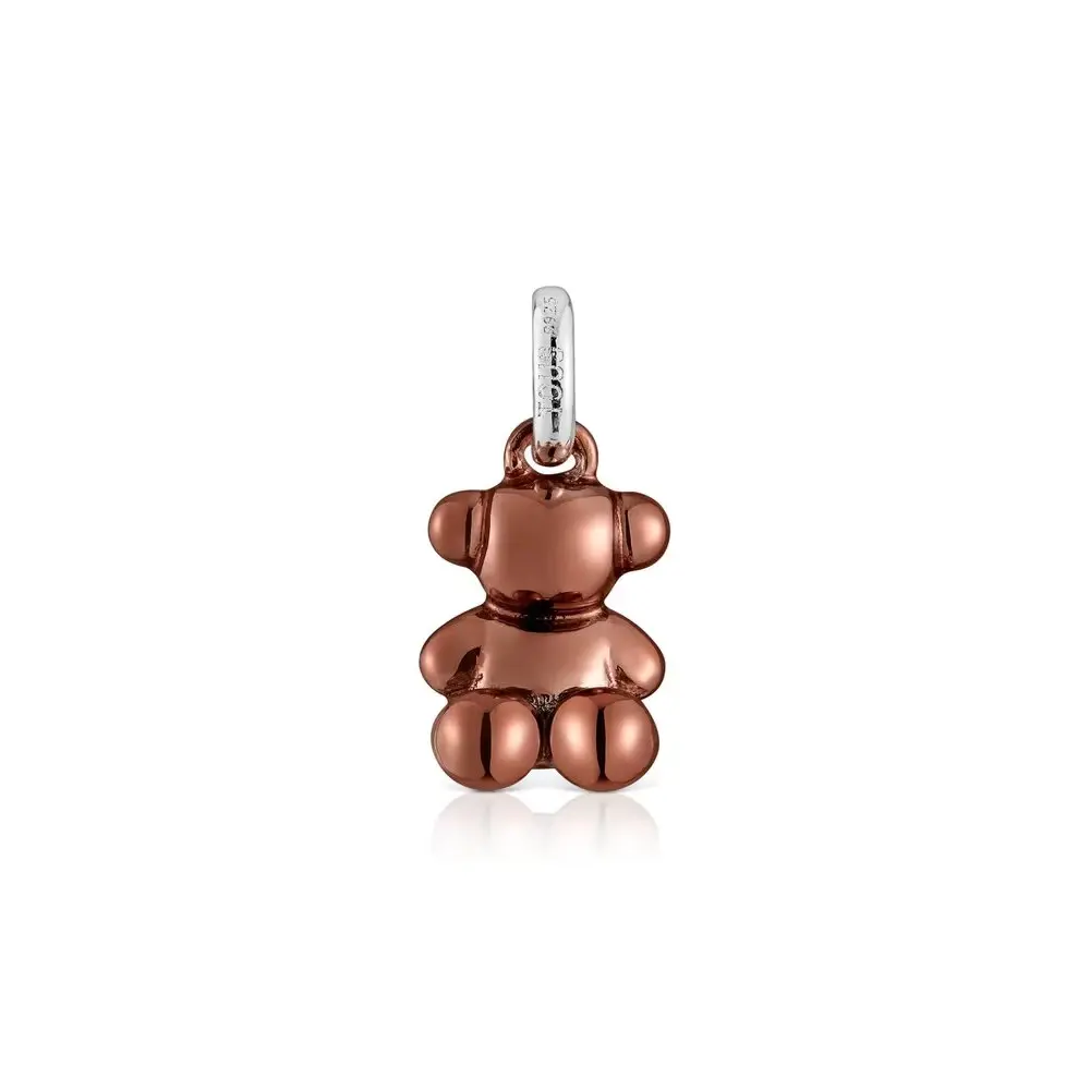 

Подвеска Tous Small Two-tone Bold Bear, серебро/сталь/медно-розовый