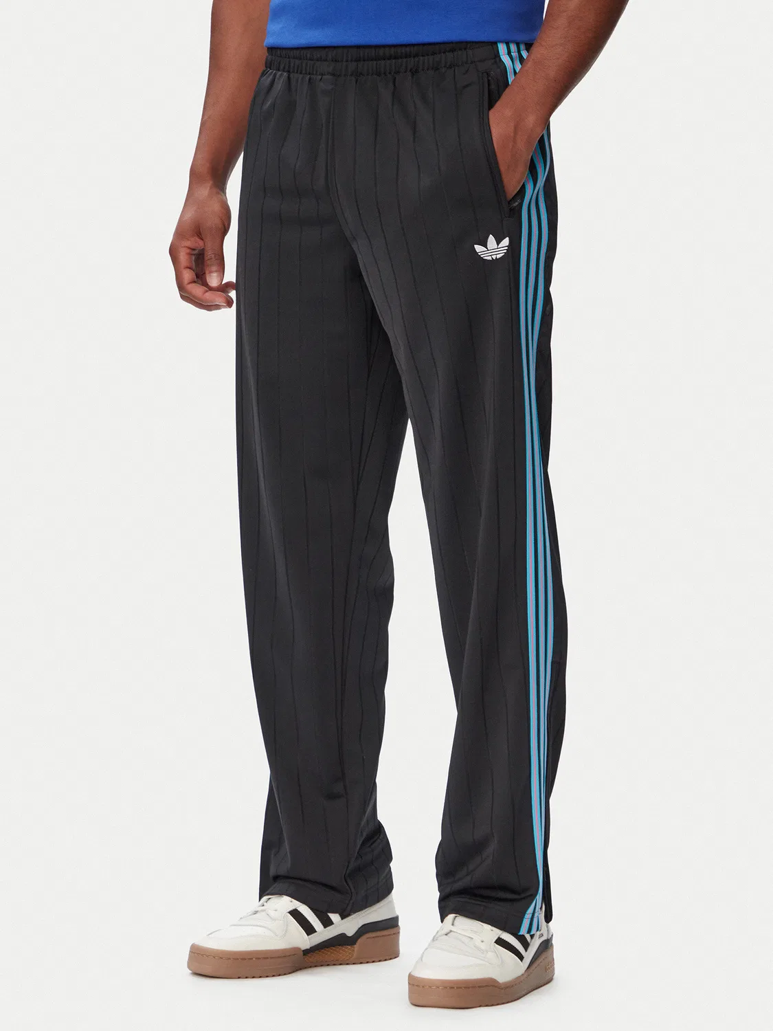 Мужские спортивные штаны стандартного кроя Firebird Drop Needle Adidas, черный