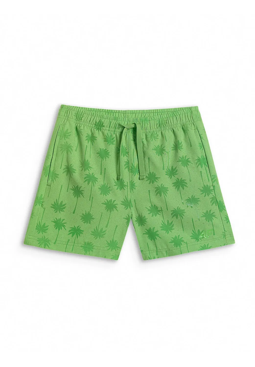 Spodenki plażowe boardshorty chłopięce - шорты 4F, Canary Green Neon — фото 2