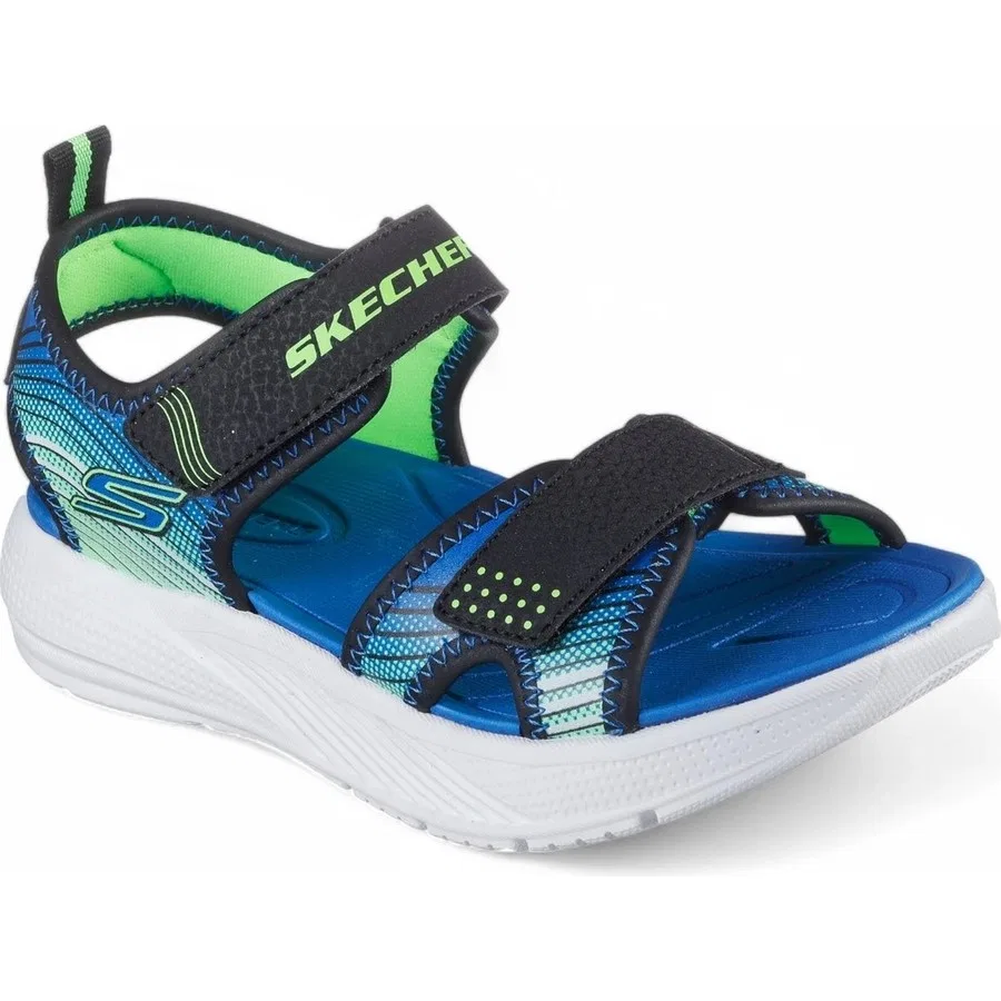 Сандалии спортивные с открытым носом Microspec-Splash Skechers, Черный — фото 3