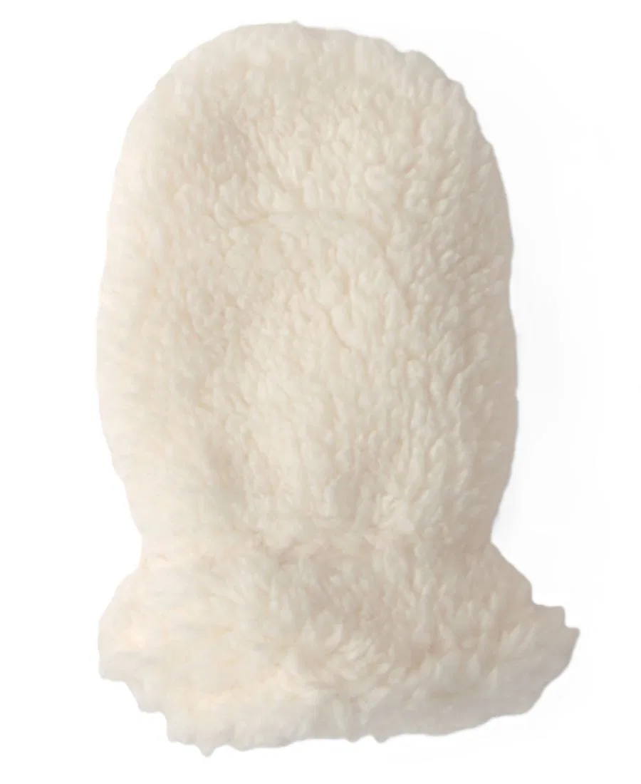 Комплект из шапки и варежек с ушками мишки Teddy Fleece Carter's, White — фото 3
