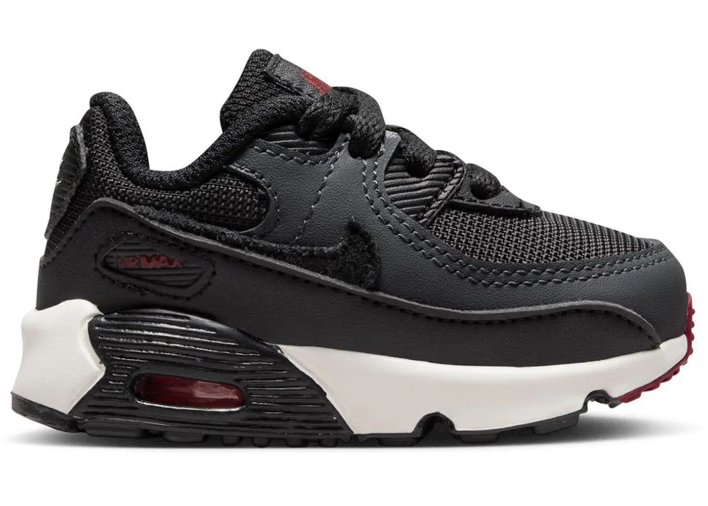 Детские кроссовки Lifestyle с технологией Air Max Nike Air Max 90 LTR Nike, Anthracite/Black-Team Red-Summit White
