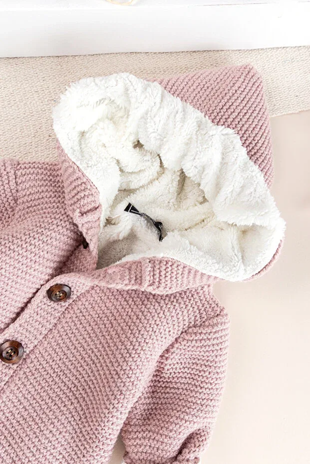 Детский комбинезон с капюшоном Babymod, Dried Rose — фото 4