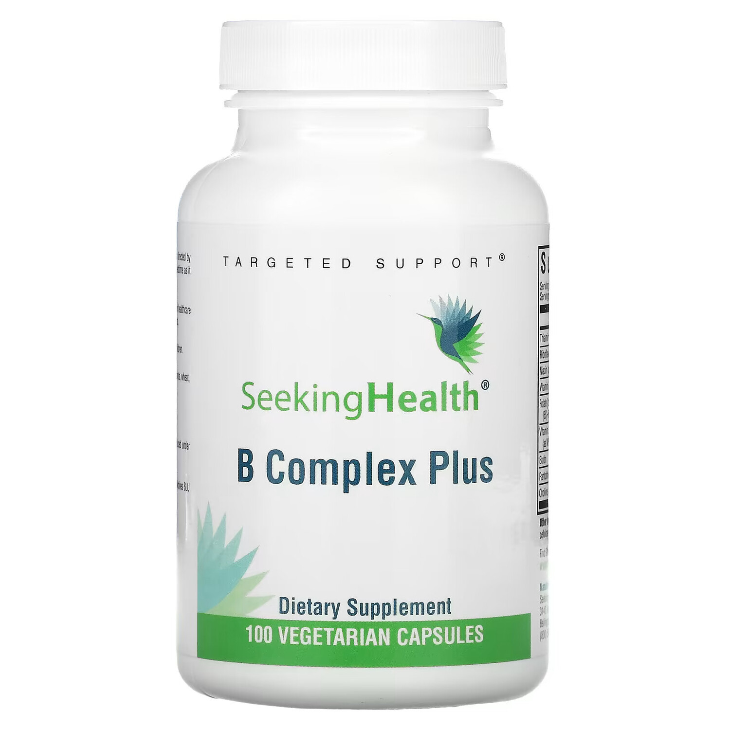 

Комплекс витаминов группы В плюс Seeking Health, 100 капсул