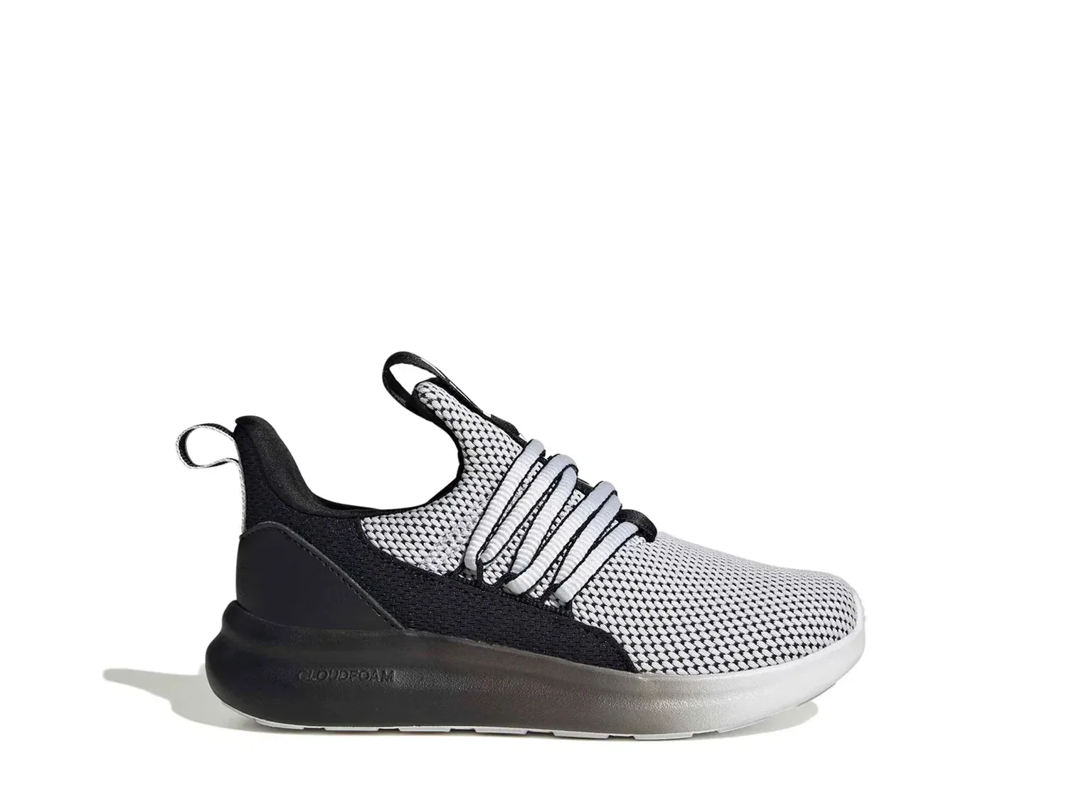 Кроссовки детские Lite Racer Adapt 7.0 Slip-On, adidas, белый/черный — фото 3