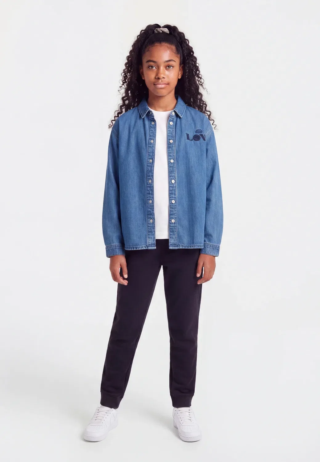 Блузка на пуговицах Lacoste, Blue Denim
