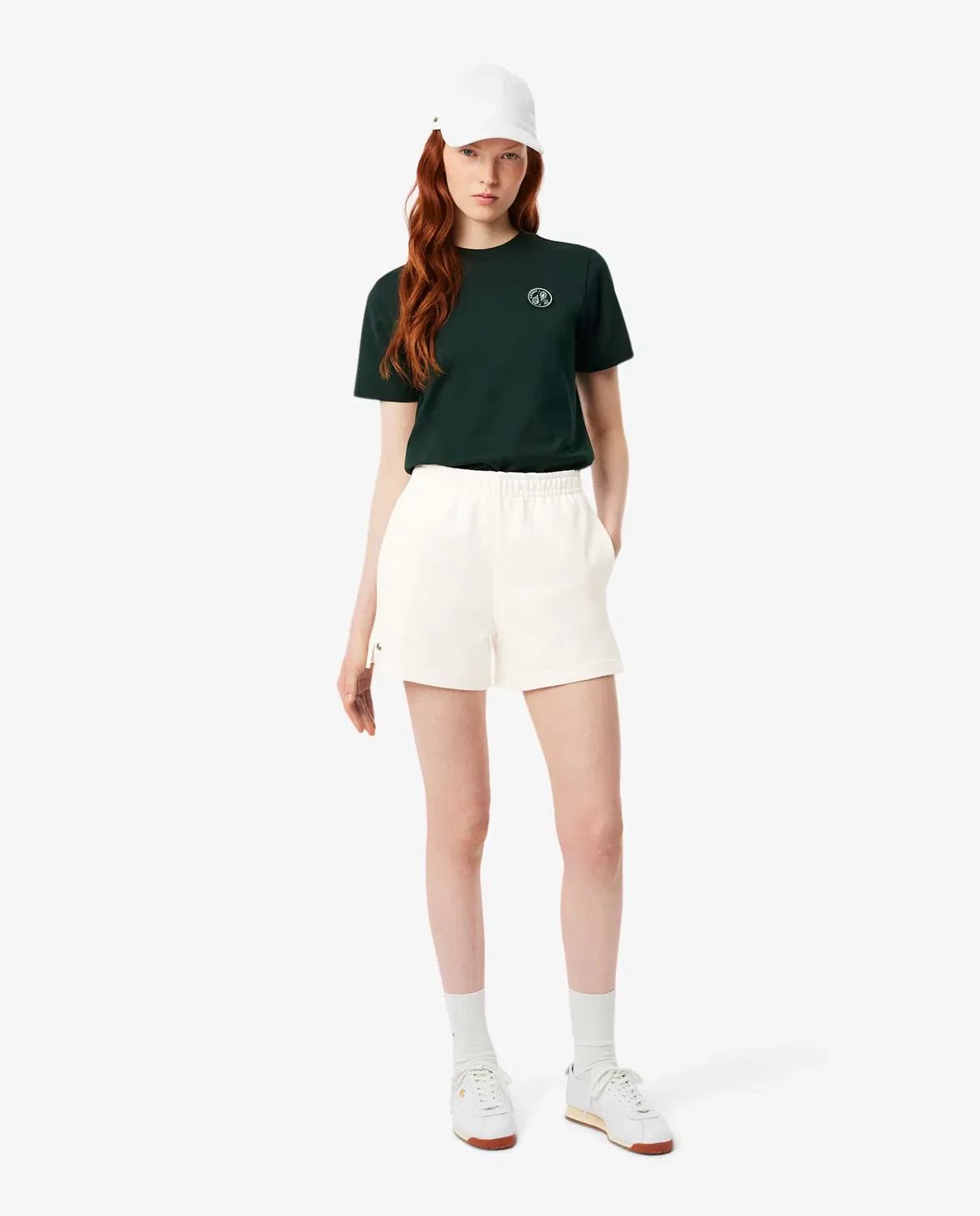 Шорты женские Lacoste, Белые