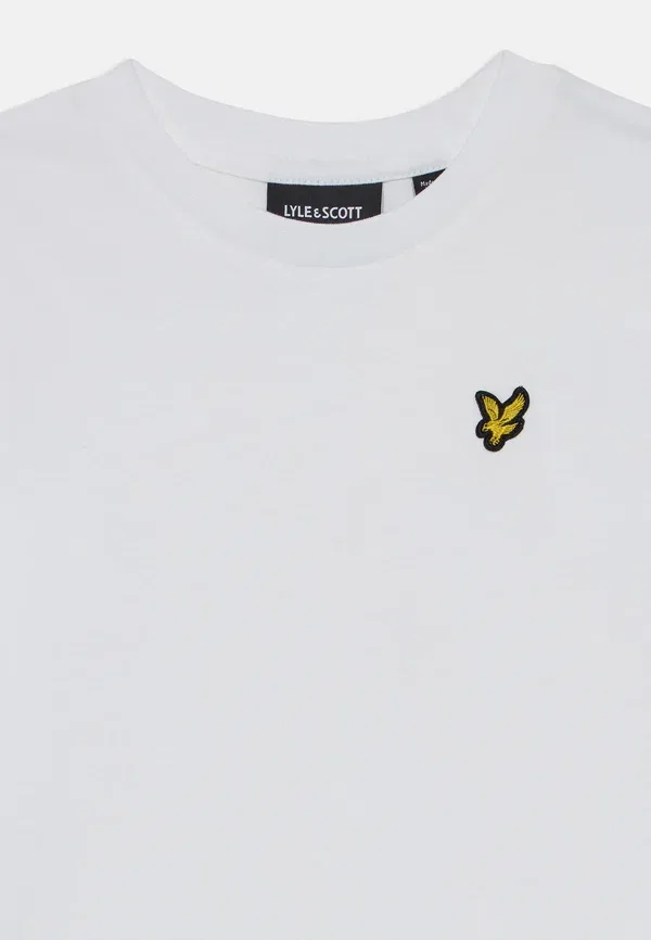 Футболка хлопковая Plain Lyle & Scott, White, белый — фото 3