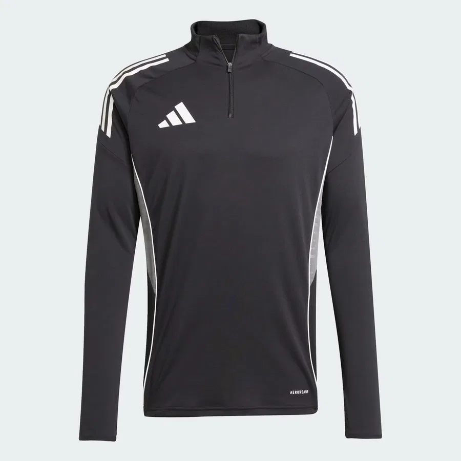 Свитшот мужской с длинным рукавом Tiro 25 Competition adidas, Черный — фото 4