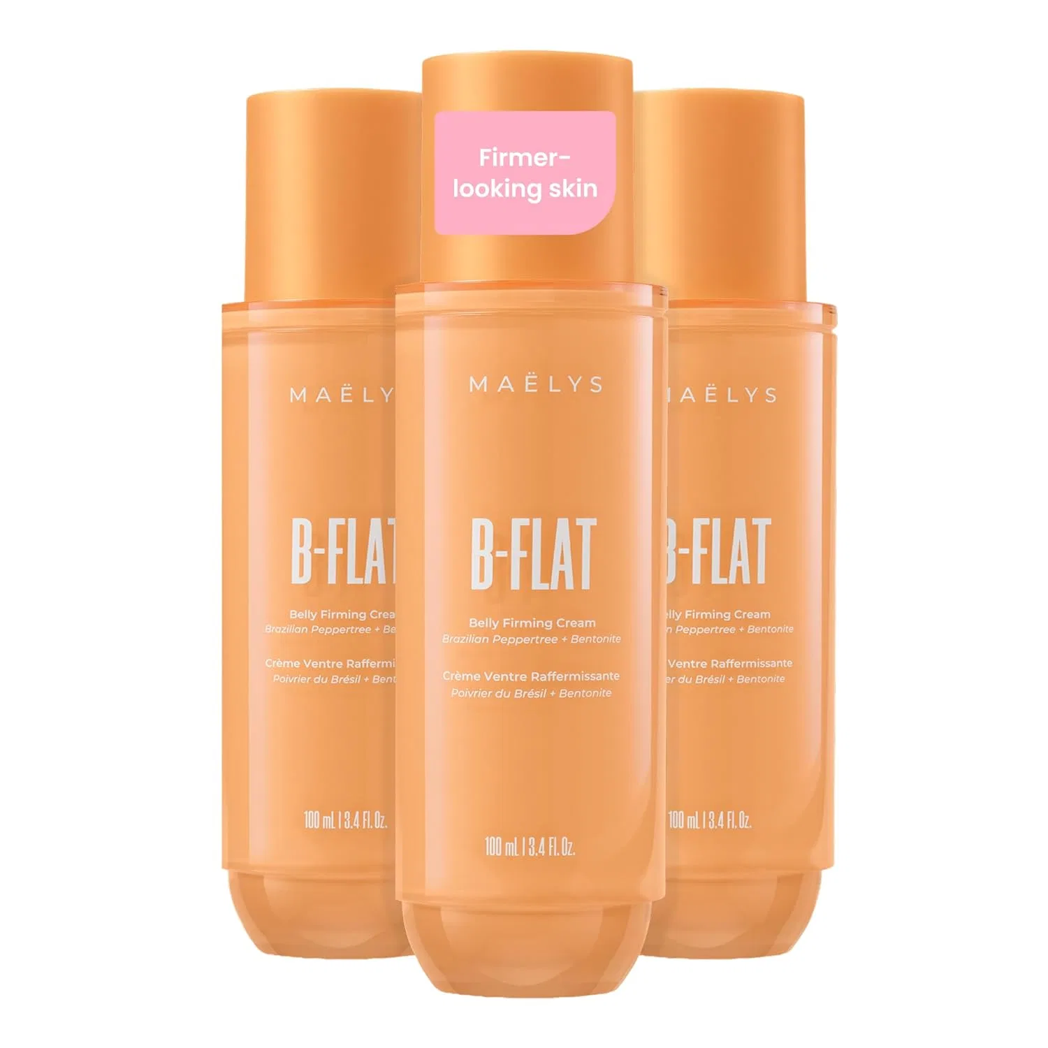 Крем для тела B-Flat Firming Cream, Maelys, набор 3 шт, 300 мл