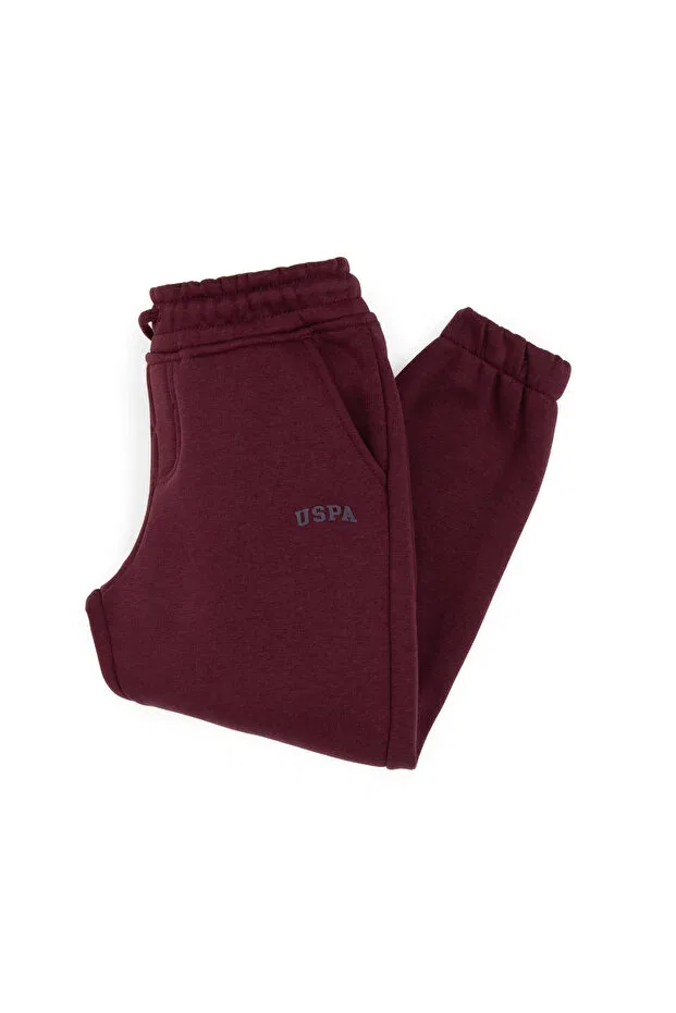Детские спортивные штаны для мальчиков зауженные U.S. Polo Assn., Plum