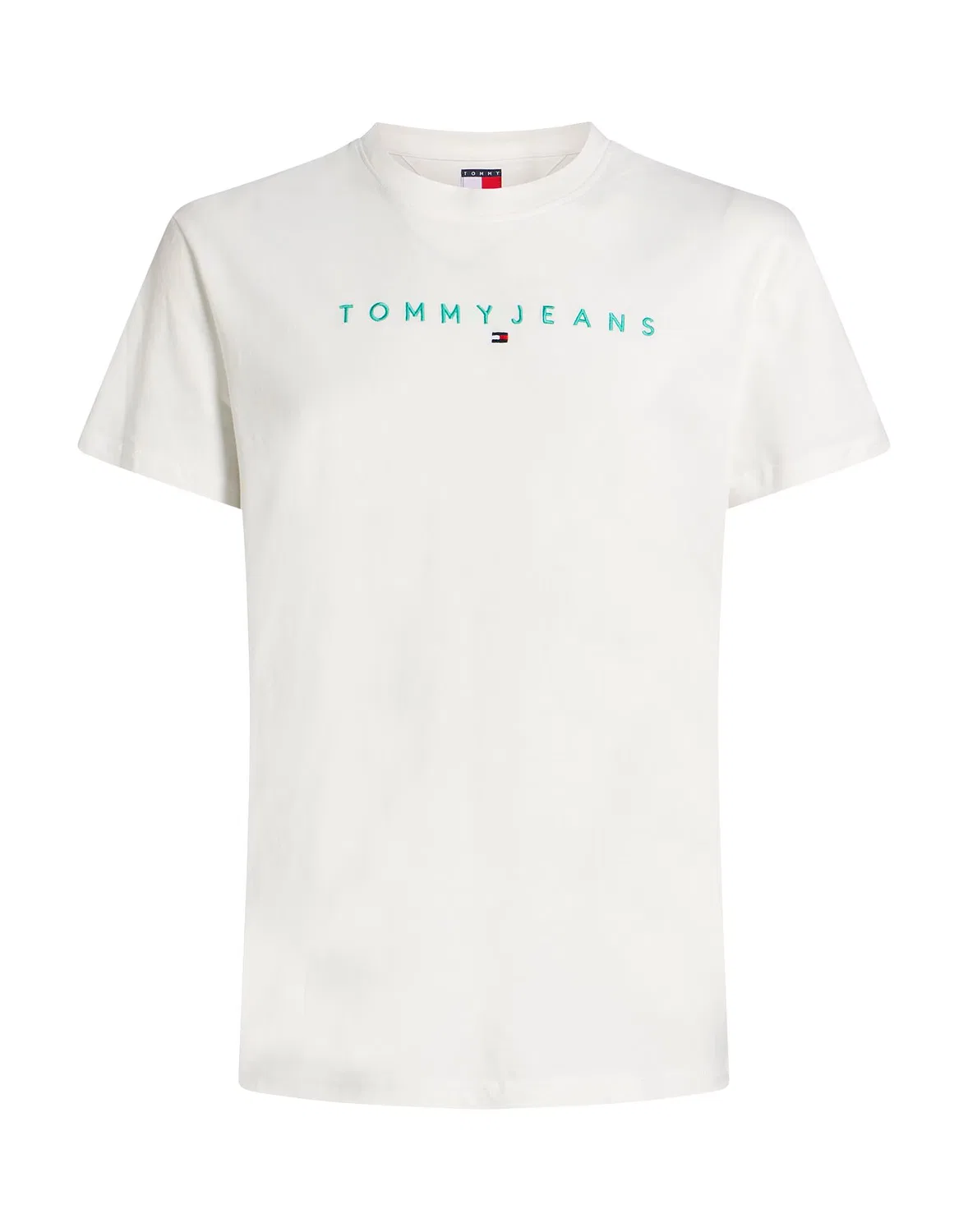 Мужская футболка хлопковая с аппликациями Tommy Hilfiger, кремовый
