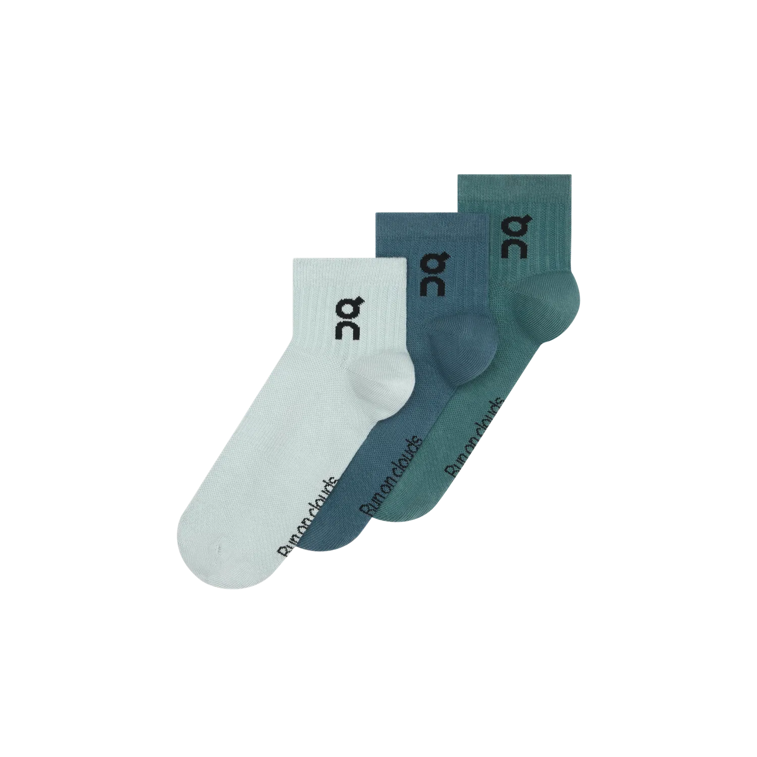 Детские носки с логотипом, комплект из 3 пар, Logo Sock Mid, On, Brook Storm