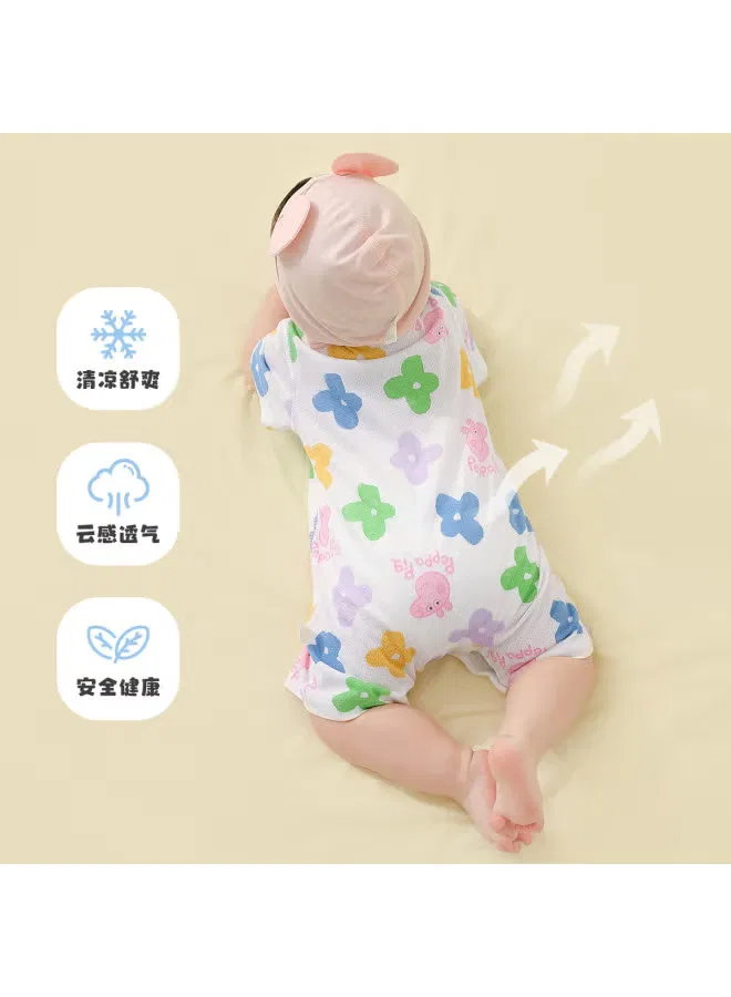 Боди-комбинезон с коротким рукавом из хлопка Peppa Pig, белый — фото 3