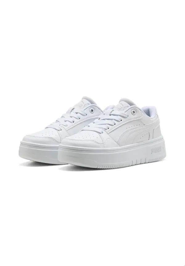 Кроссовки из кожи Rebound femme jr 007 var, Puma, White Dim, белый — фото 2