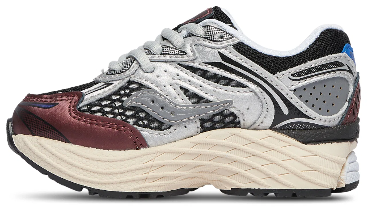 Кроссовки для мальчиков Omni 9 Saucony, цвет Burgundy/Black — фото 2