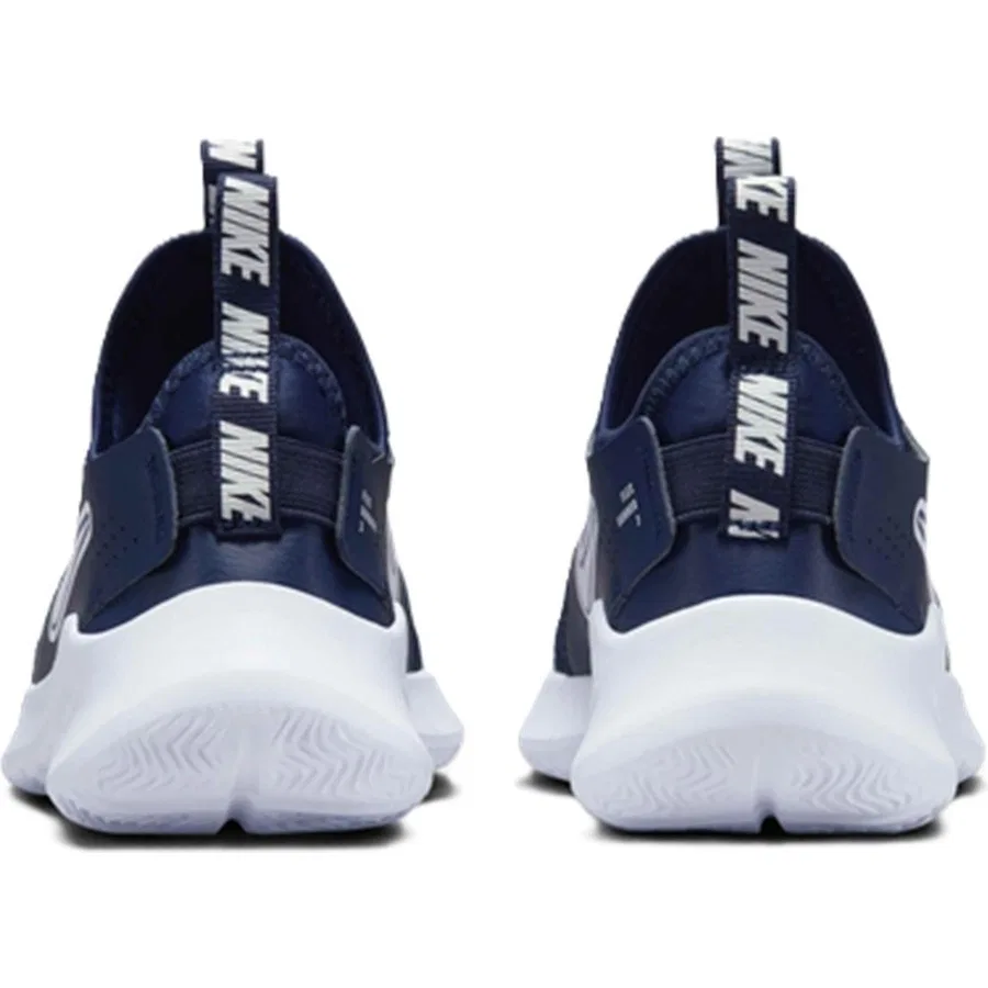 Детские повседневные кроссовки с эластичной лентой Flex Runner 3 Nike, Темно-синий — фото 4