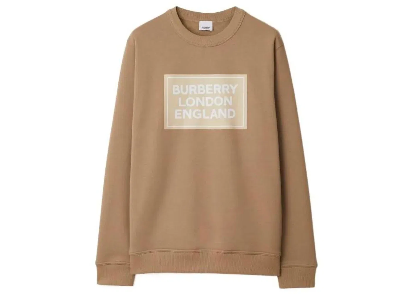 Мужской свитер с принтом Fawson Logo Burberry, Camel