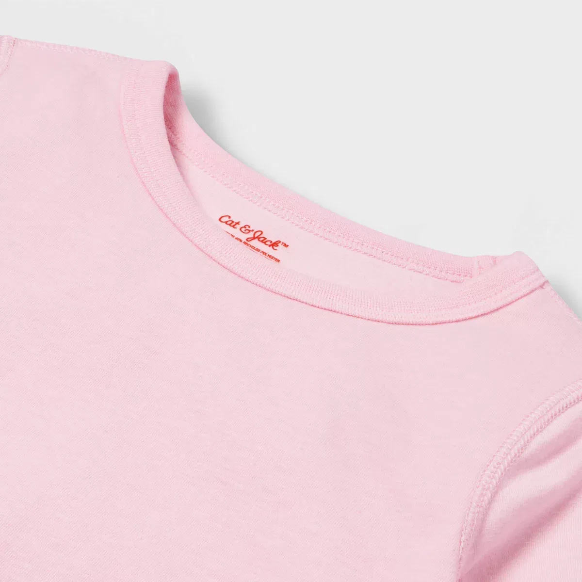 Детское адаптивное боди с длинным рукавом с абдоминальным доступом Cat & Jack, Light Pink — фото 3