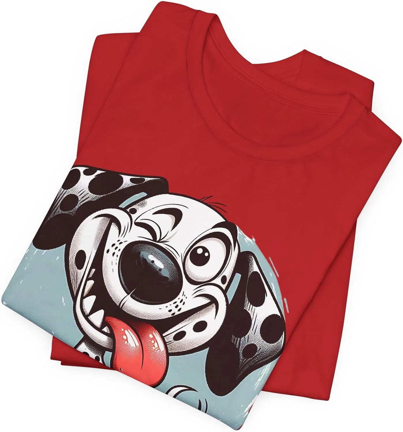 Футболка с принтом Mindi Cartoon Dog, Red — фото 2