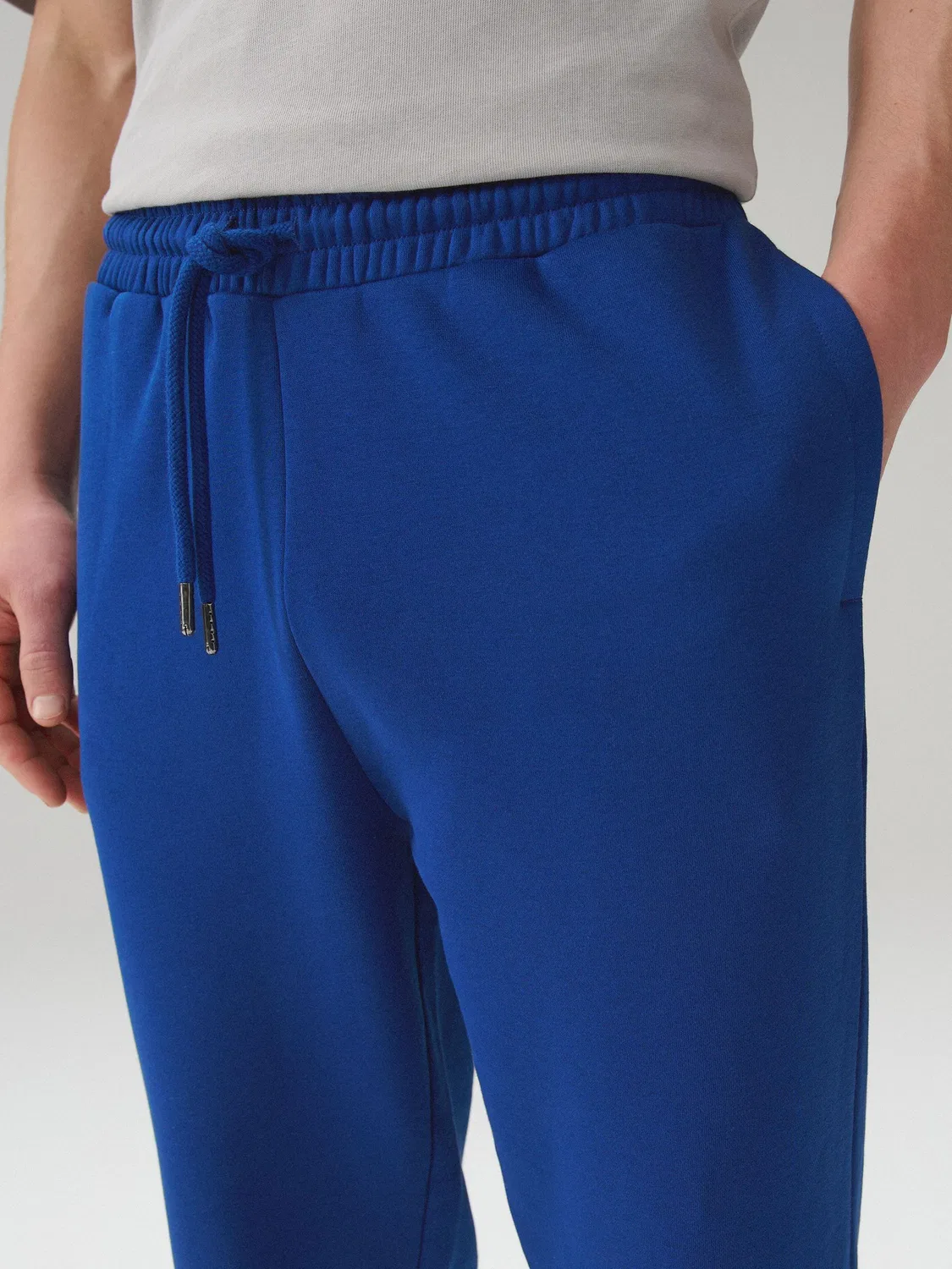 Джоггеры прямого кроя Cobalt Blue Brushback Joggers Next, кобальтовый синий — фото 4