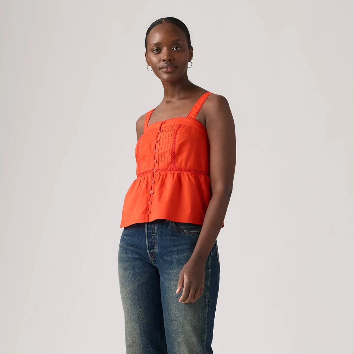 Блузка Mimi Levi's, Signal Red - Red — фото 3