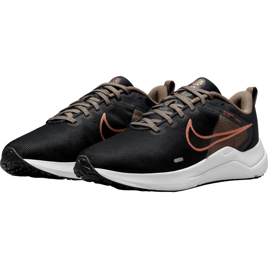 Детские кроссовки с шнуровкой Downshifter 12 Nike, Темно-серый