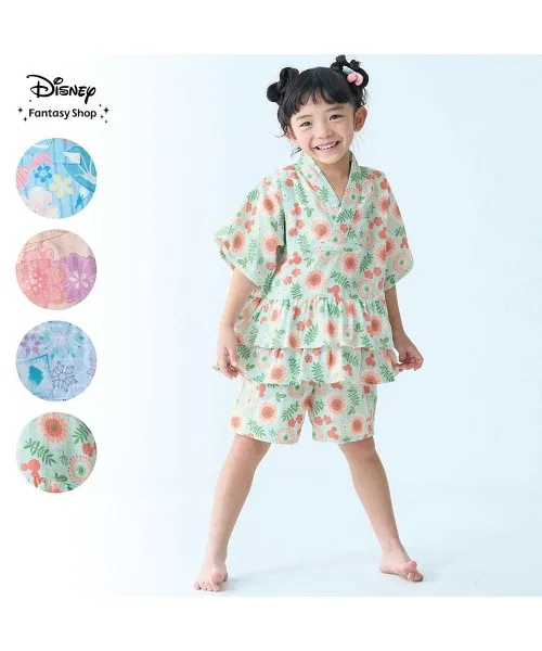 Disney Детский комплект пижамы-юкаты с фриллами Дисней Микки Маус, Pink — фото 2