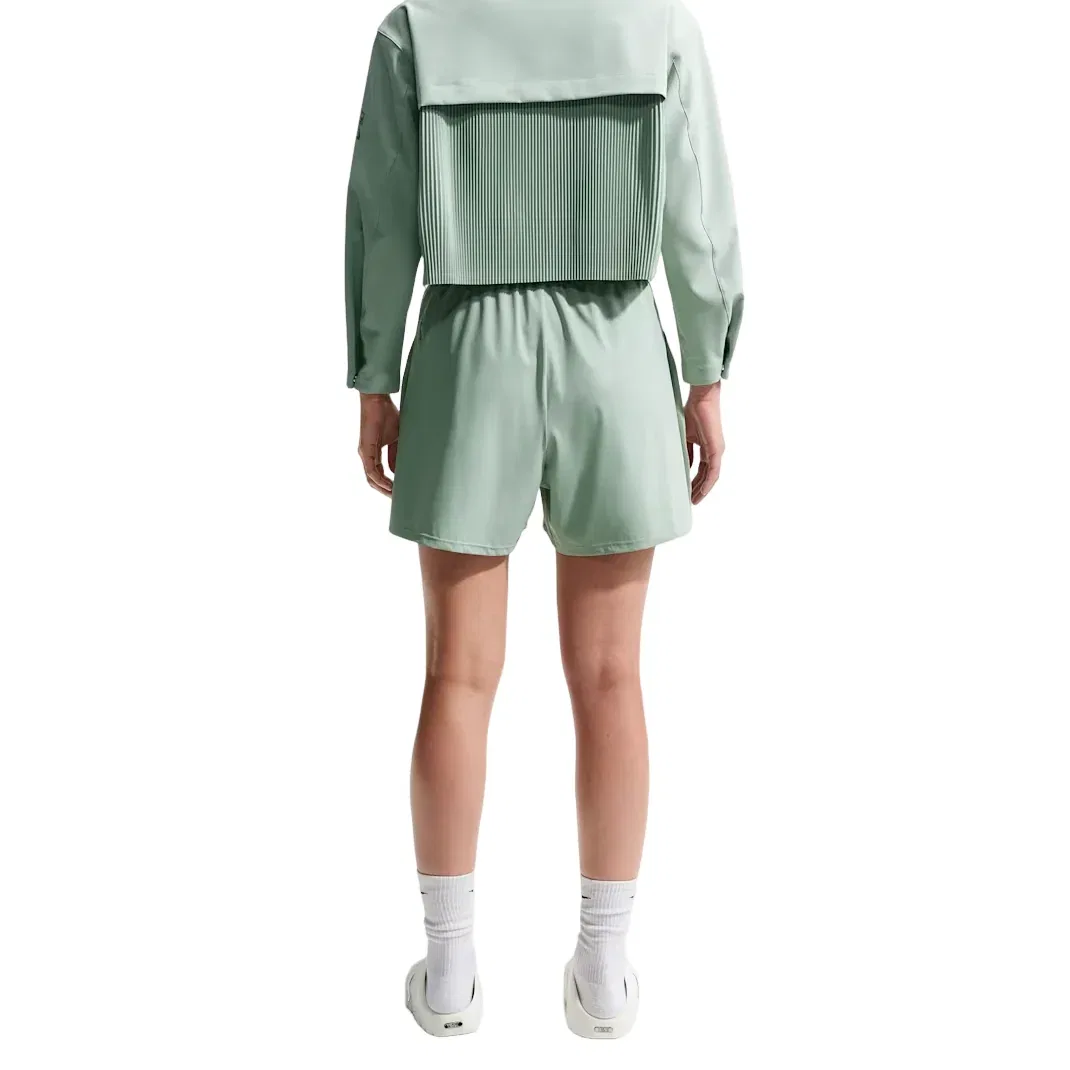 Женские шорты 24.7 Perfect Stretch Dri-Fit High-Waisted Shorts 'Steam Dutch Green' Nike, Steam/Dutch Green — фото 3